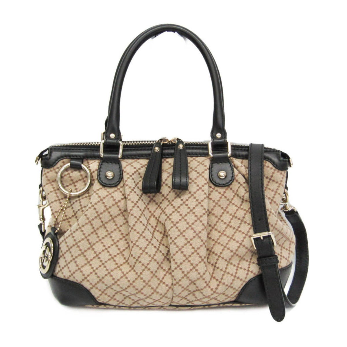PRE-OWNED Gucci Sukey · Diamante Canvas