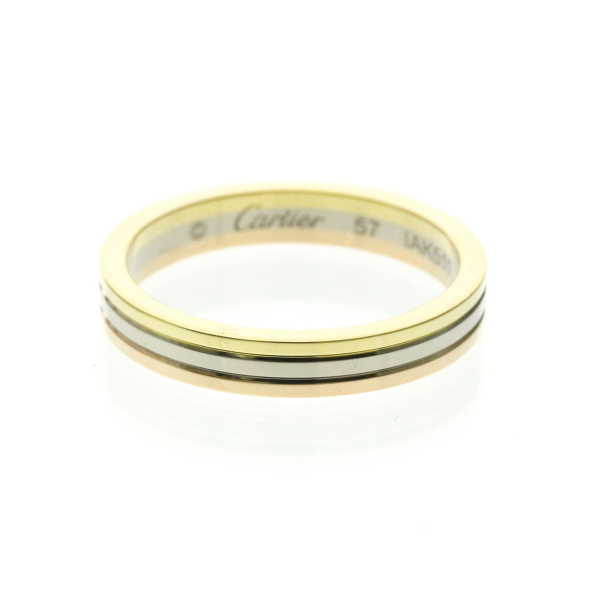 PRE-OWNED Cartier Vendôme · Tri-Gold Size 8
