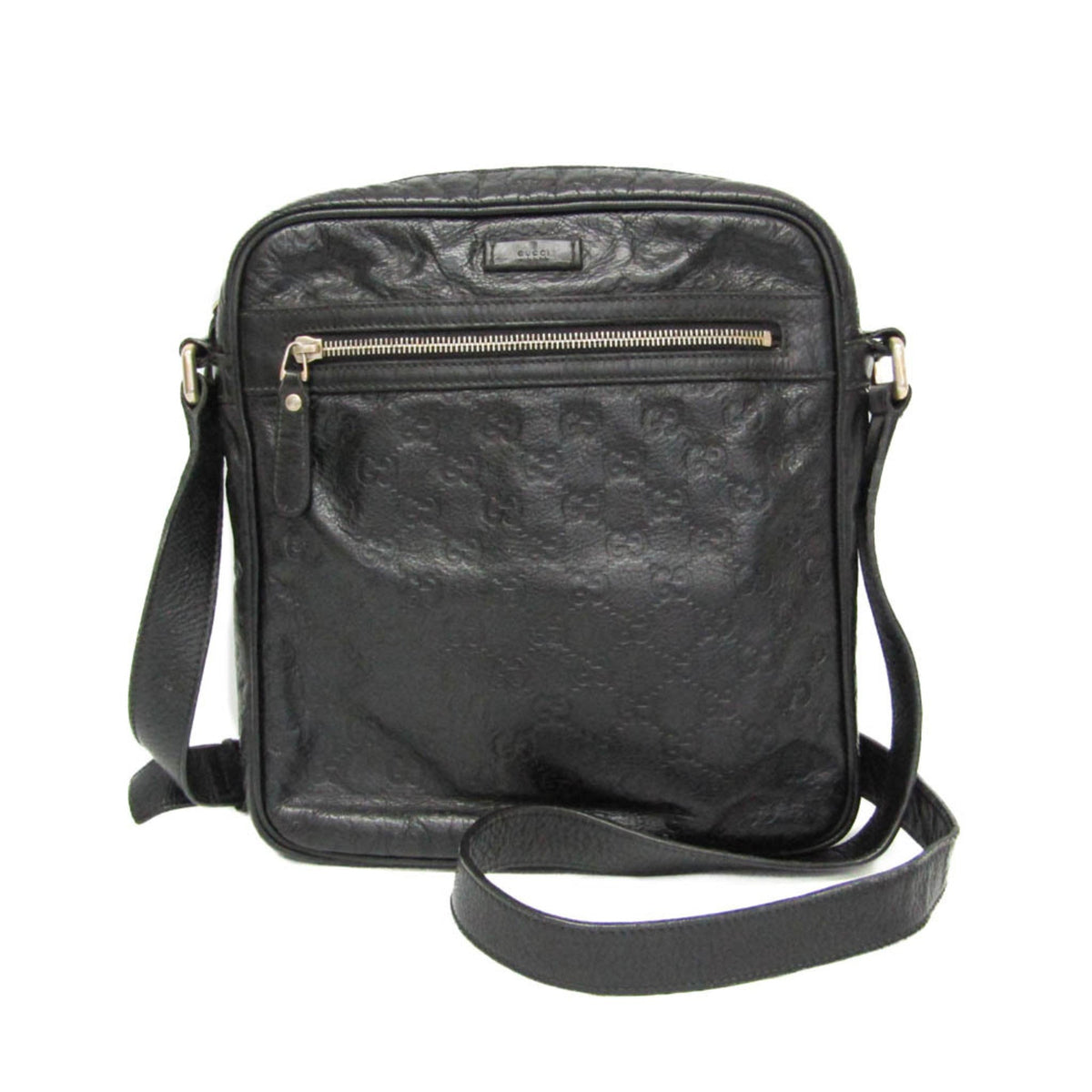 PRE-OWNED Gucci Guccissima · Embossed Leather
