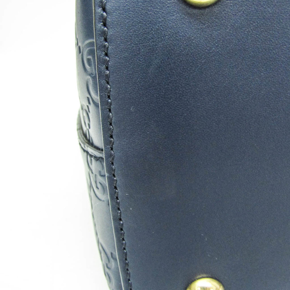 PRE-OWNED Gucci Guccissima · Calfskin · Gold Hardware