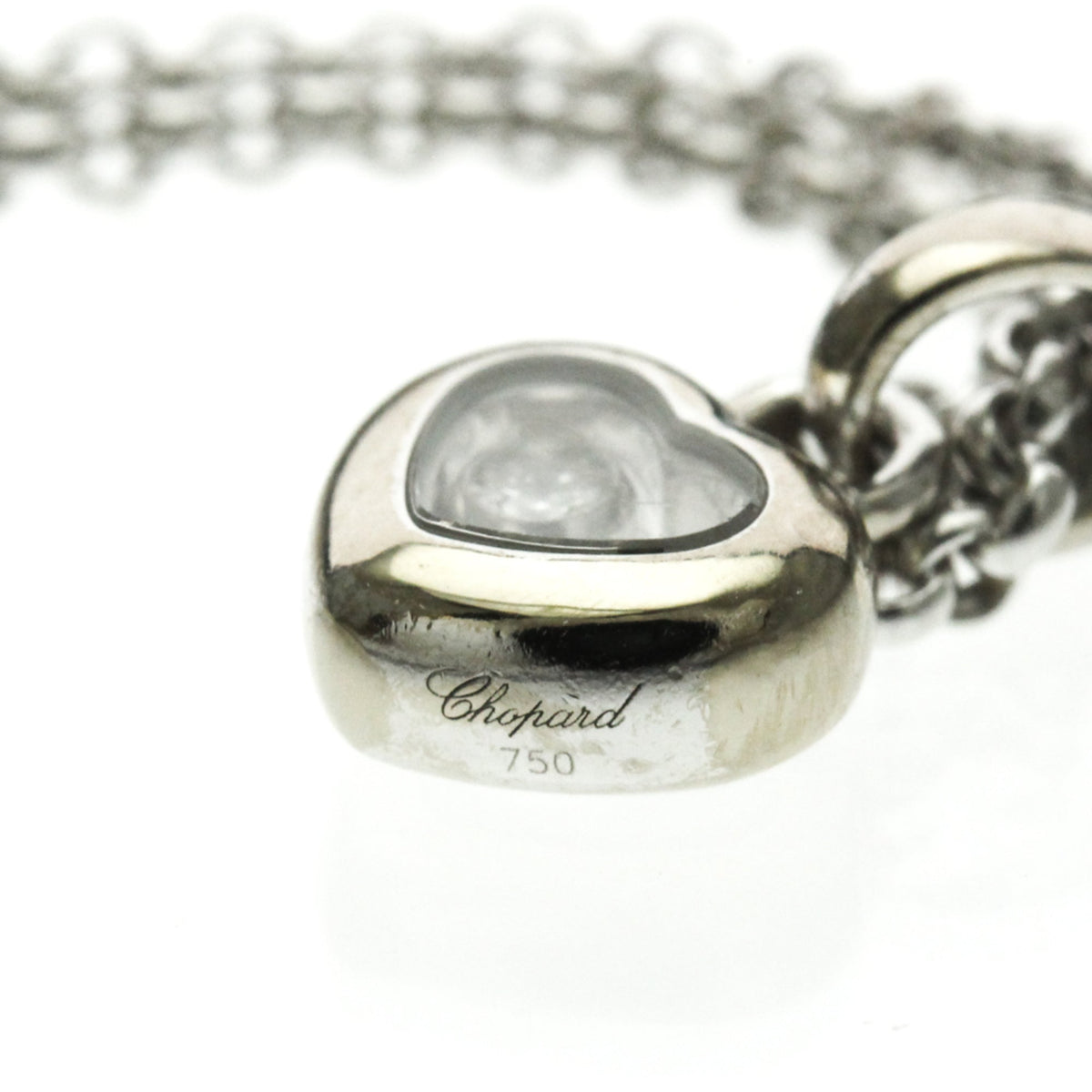 PRE-OWNED Chopard Happy Diamond · 18K White Gold · Diamond