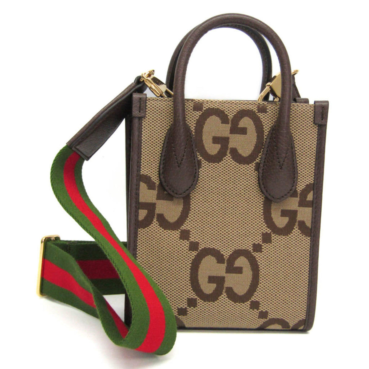 PRE-OWNED Gucci Jumbo GG Mini · Canvas