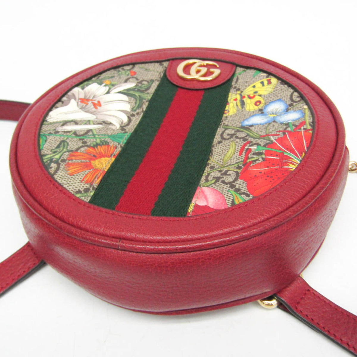 PRE-OWNED Gucci Ophidia GG Flora · Mini Backpack