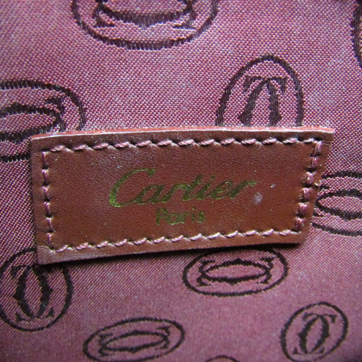 PRE-OWNED Cartier Must · Suede Flap Shoulder