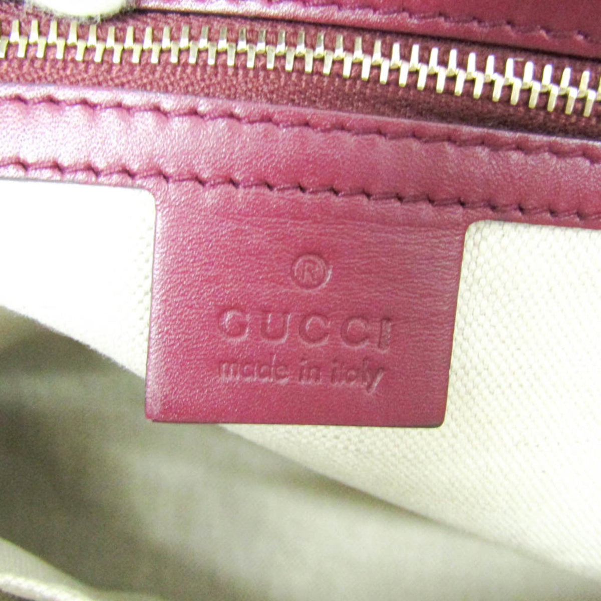 PRE-OWNED Gucci GG Canvas Mayfair · Ribbon Detail