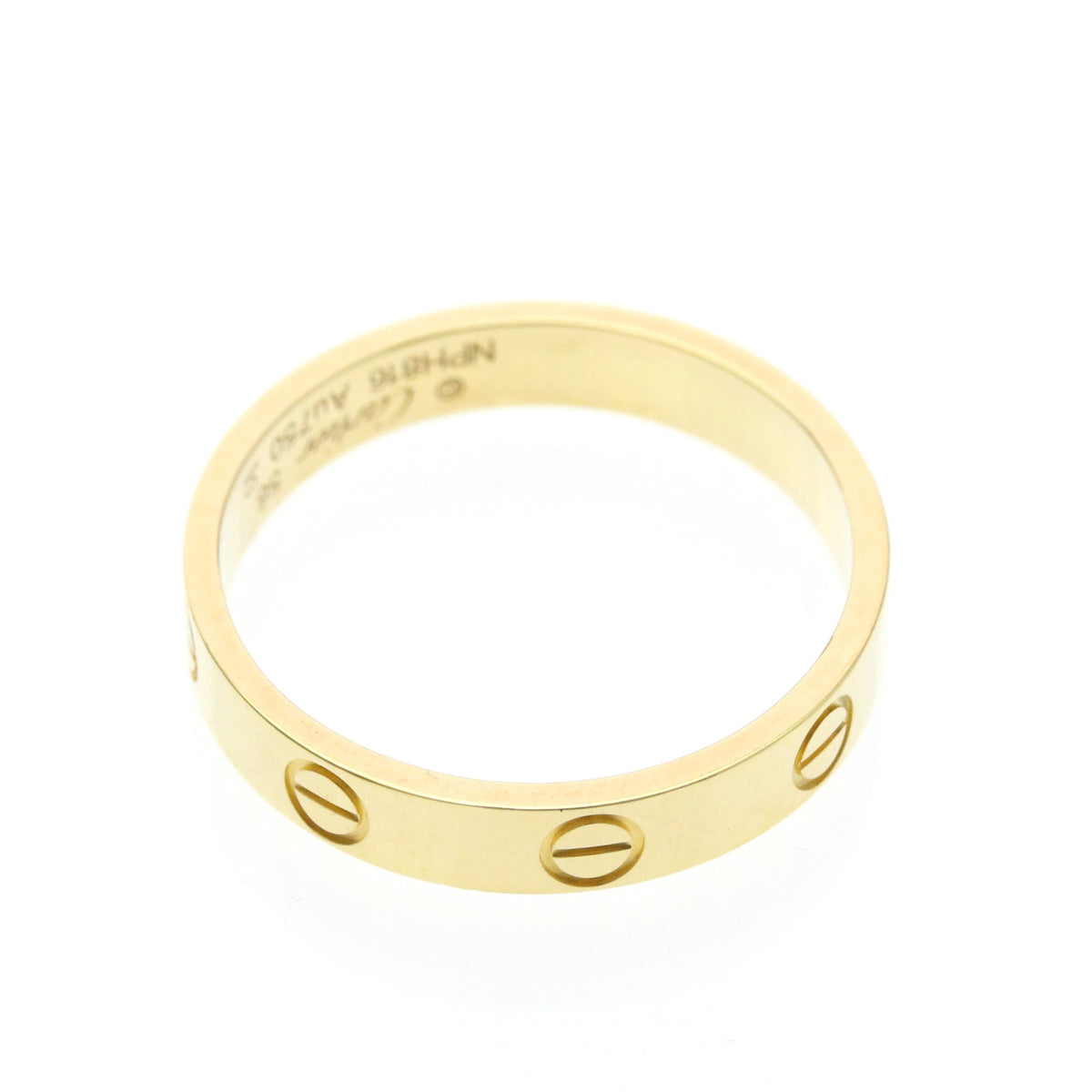 PRE-OWNED Cartier Mini Love · 18K Yellow Gold