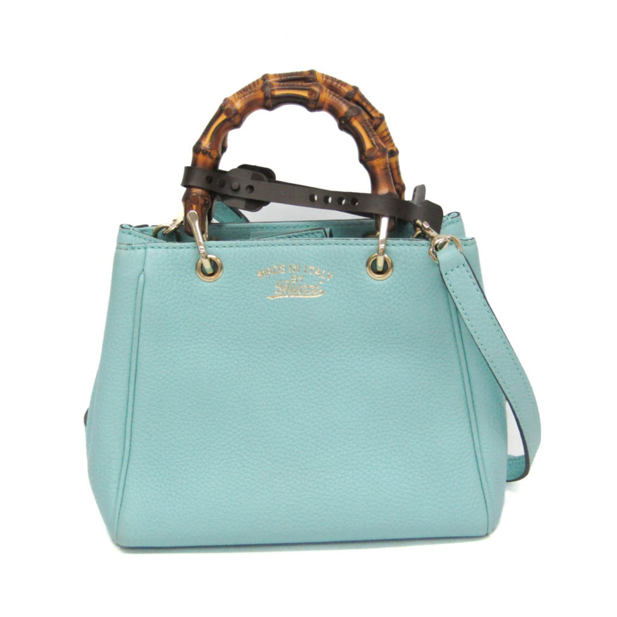 PRE-OWNED Gucci Bamboo Mini Shopper