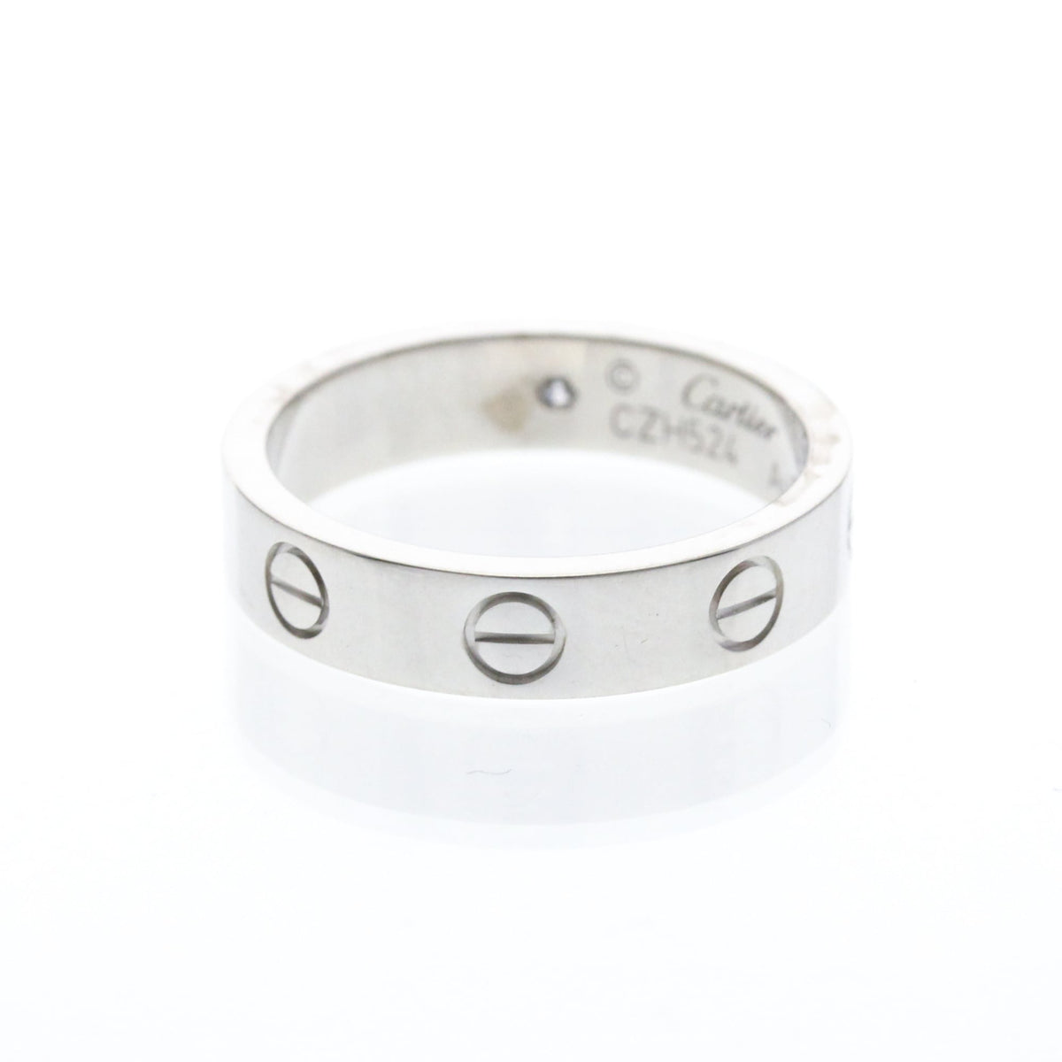 PRE-OWNED Cartier Mini Love · 18K White Gold