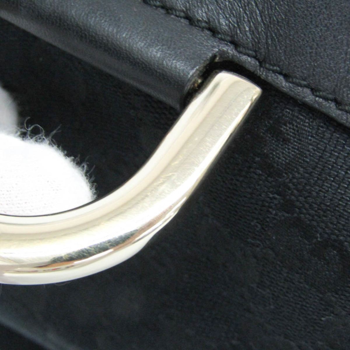 PRE-OWNED Gucci GG Canvas Tote · Leather Trim