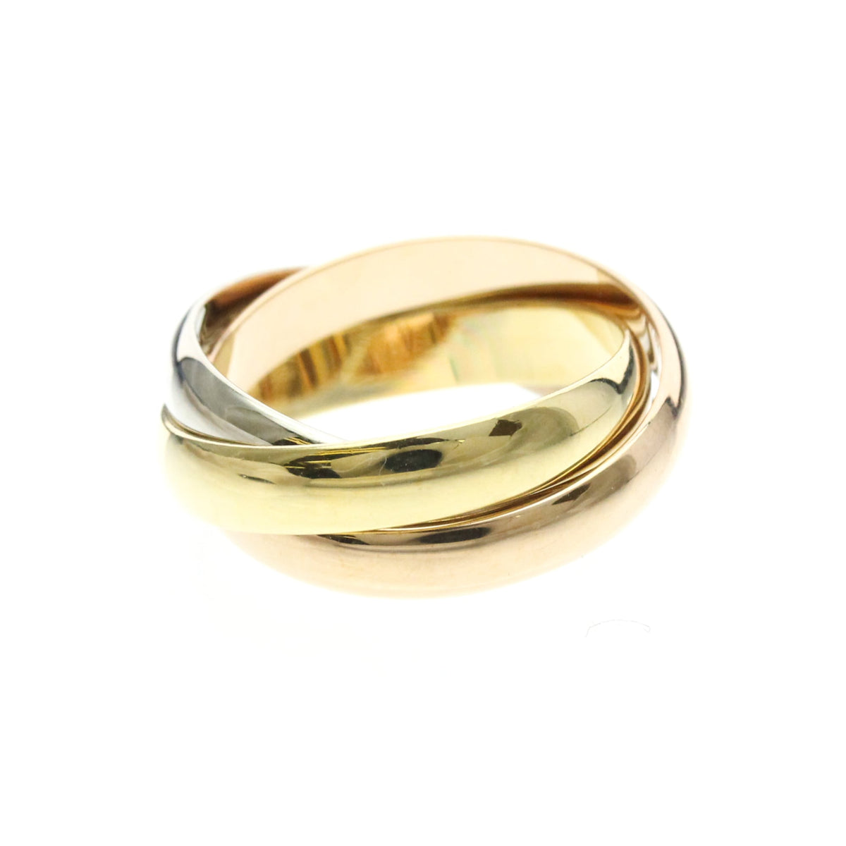 PRE-OWNED Cartier Trinity · Three Gold Size 5.75