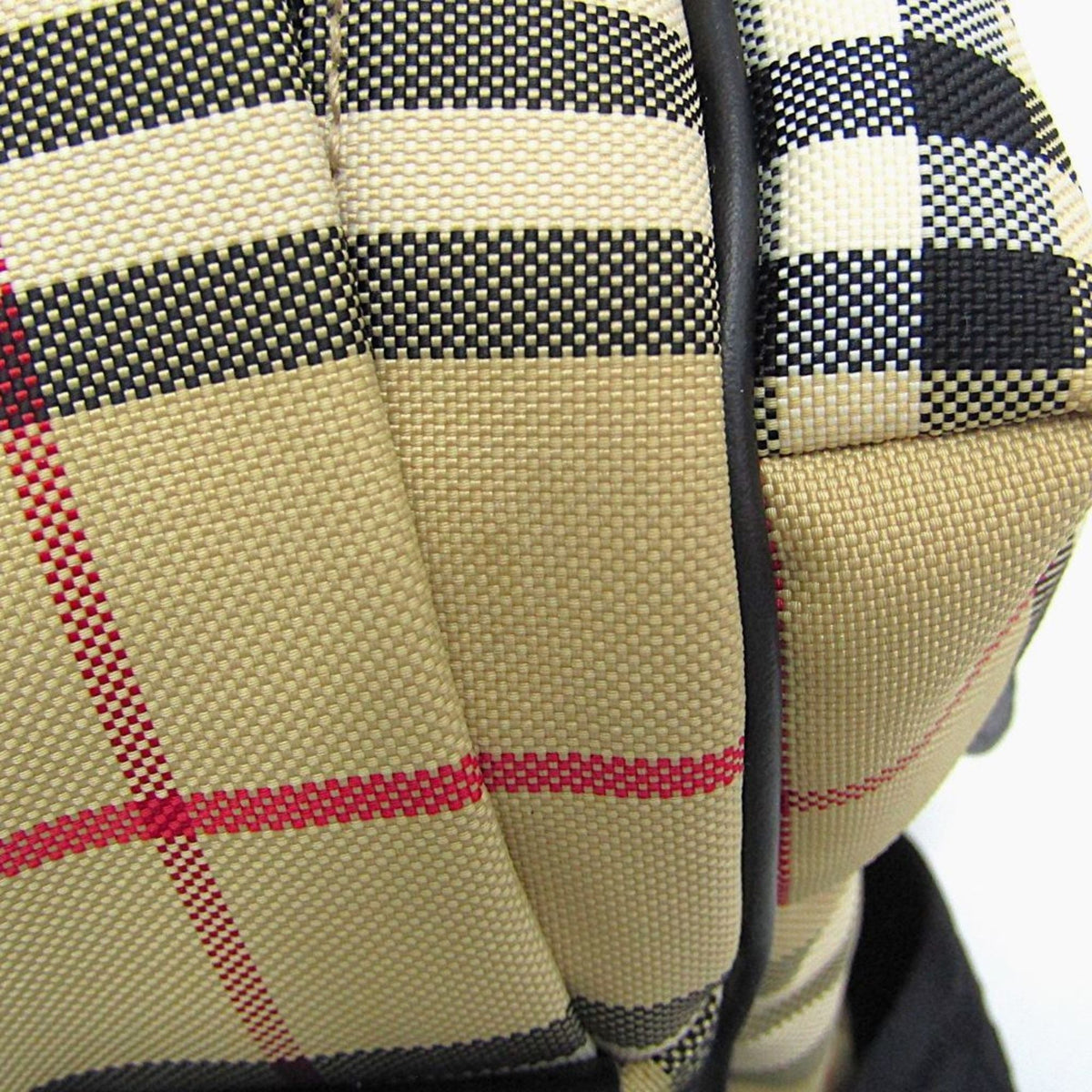 PRE-OWNED Burberry Paddy · Check Nylon Crossbody