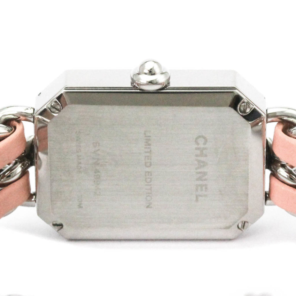 PRE-OWNED Chanel Premiere Lock · Steel · Mother-of-Pearl