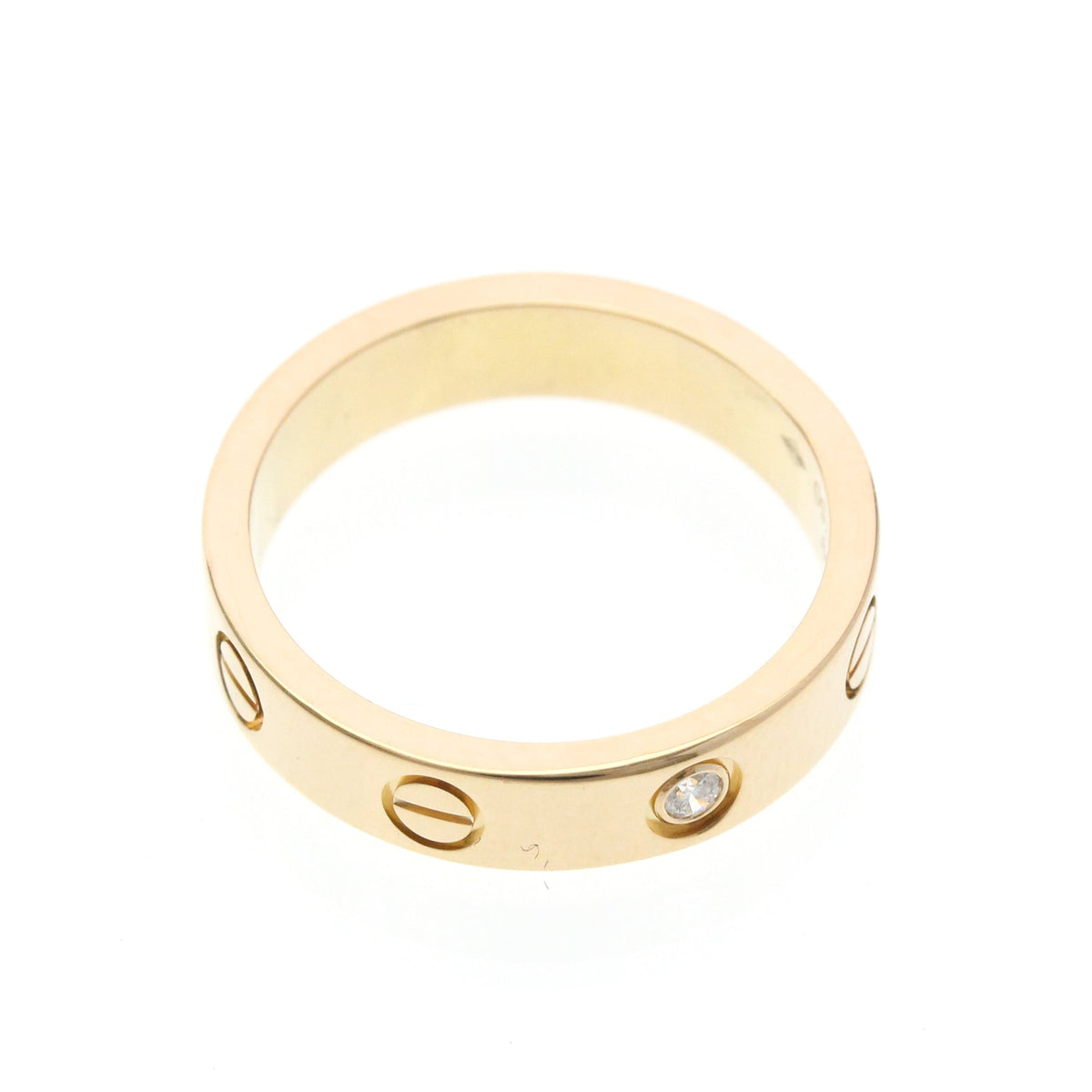 PRE-OWNED Cartier Mini Love · Diamond · Rose Gold Size 4.75