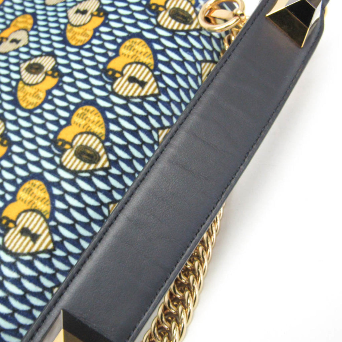 PRE-OWNED Fendi Kan I · Velvet & Leather