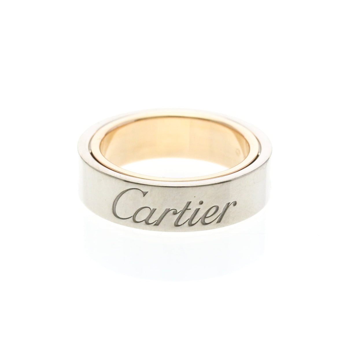 PRE-OWNED Cartier Secret Love · Rose & White Gold Size 4.75