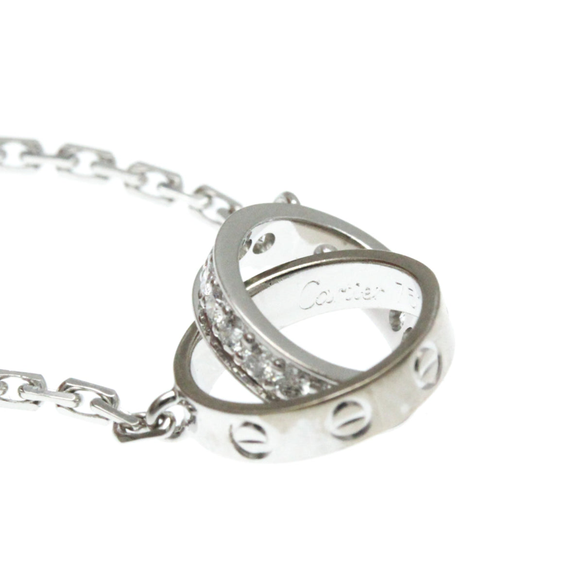 PRE-OWNED Cartier Baby Love · 18K White Gold · Diamond