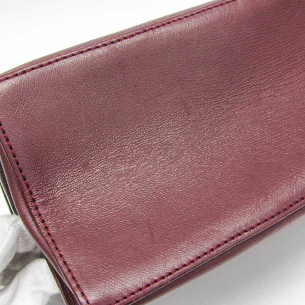 PRE-OWNED Balenciaga · Leather Shoulder Bag · Bordeaux
