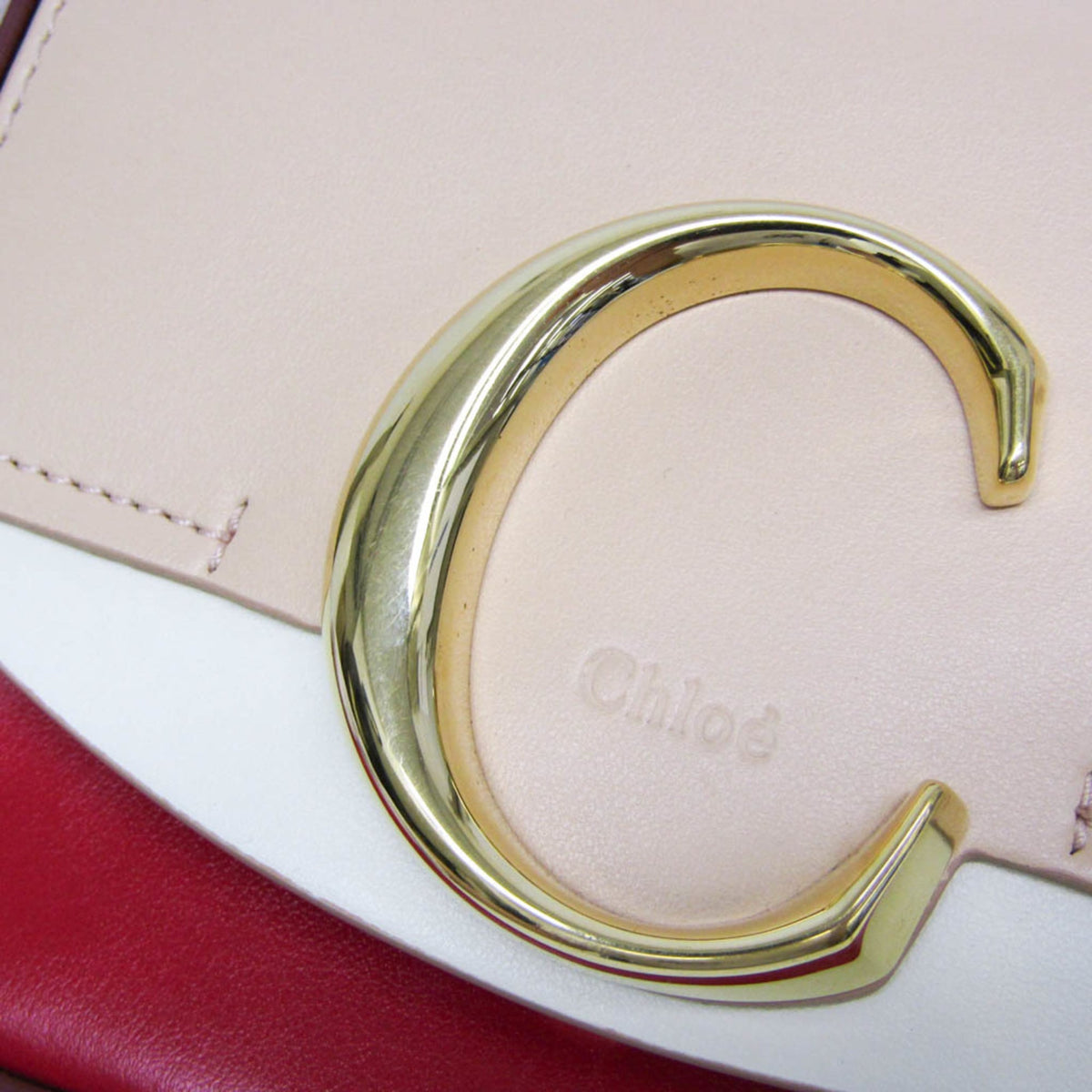 PRE-OWNED Chloé C Mini · Leather Shoulder Bag