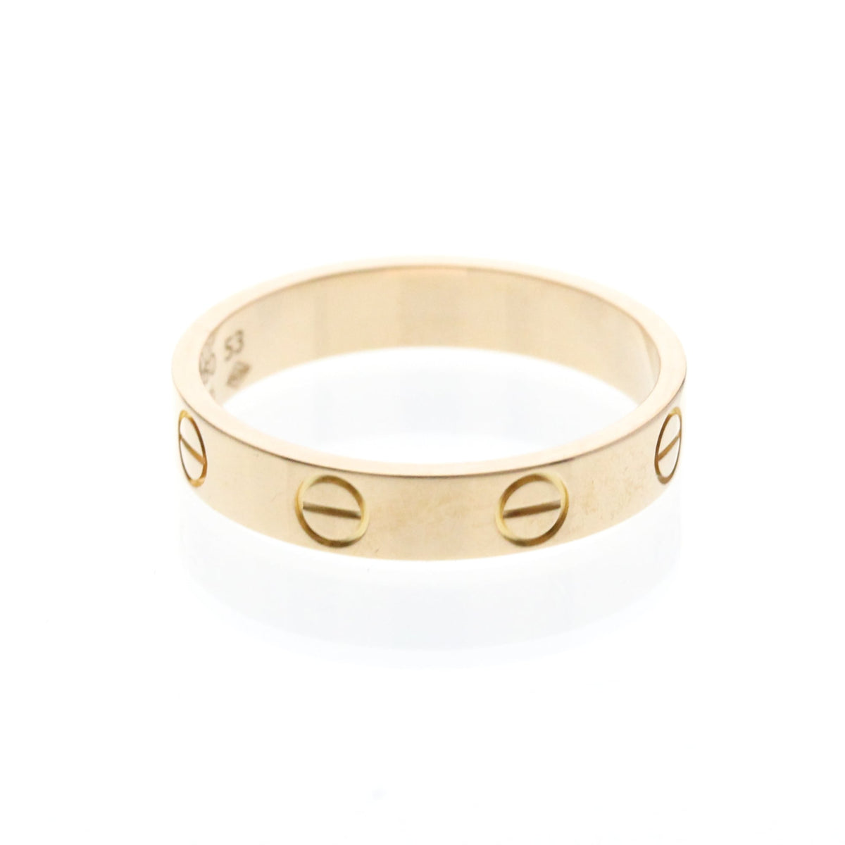 PRE-OWNED Cartier Mini Love · Rose Gold Size 6.25
