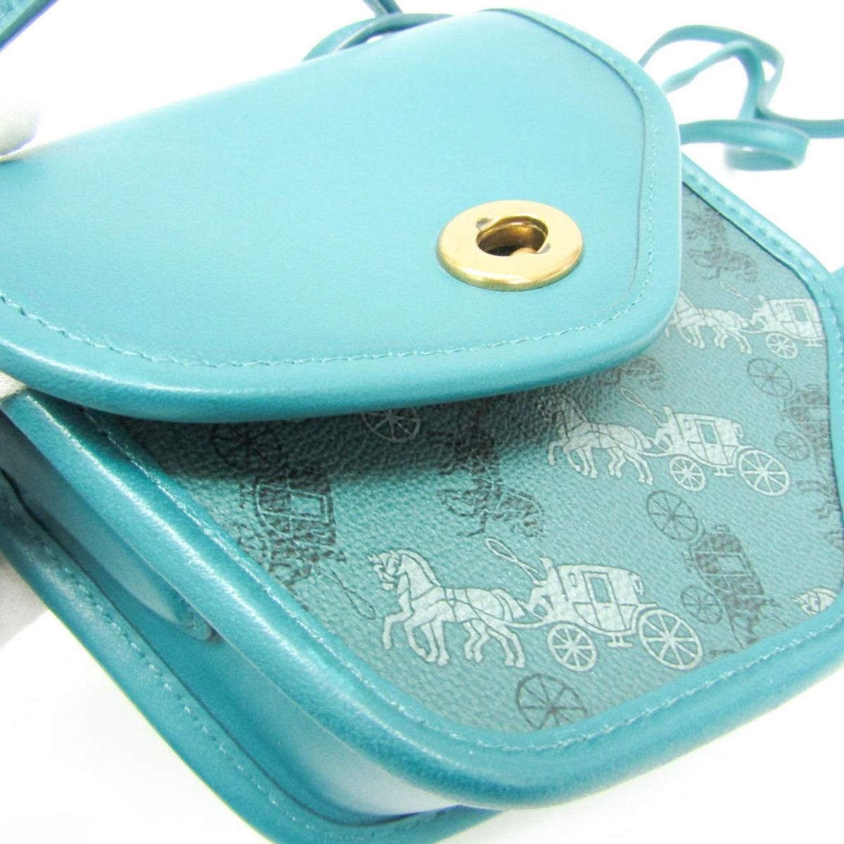 PRE-OWNED Coach Turn Lock · Leather Shoulder Bag