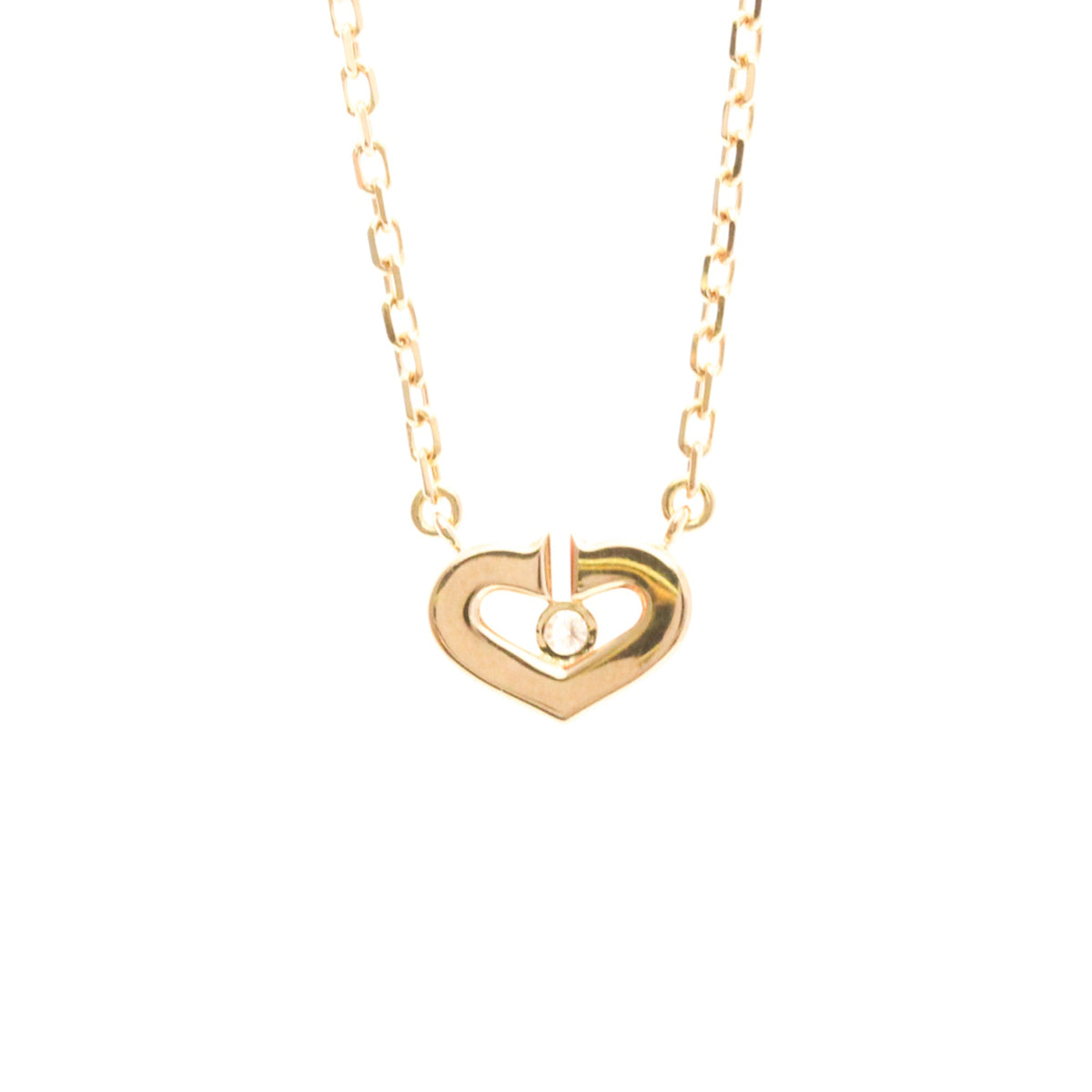 PRE-OWNED Cartier C Heart · Diamond · Rose Gold