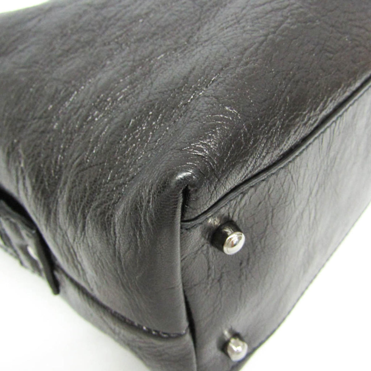 PRE-OWNED Gucci Mini Boston · Leather