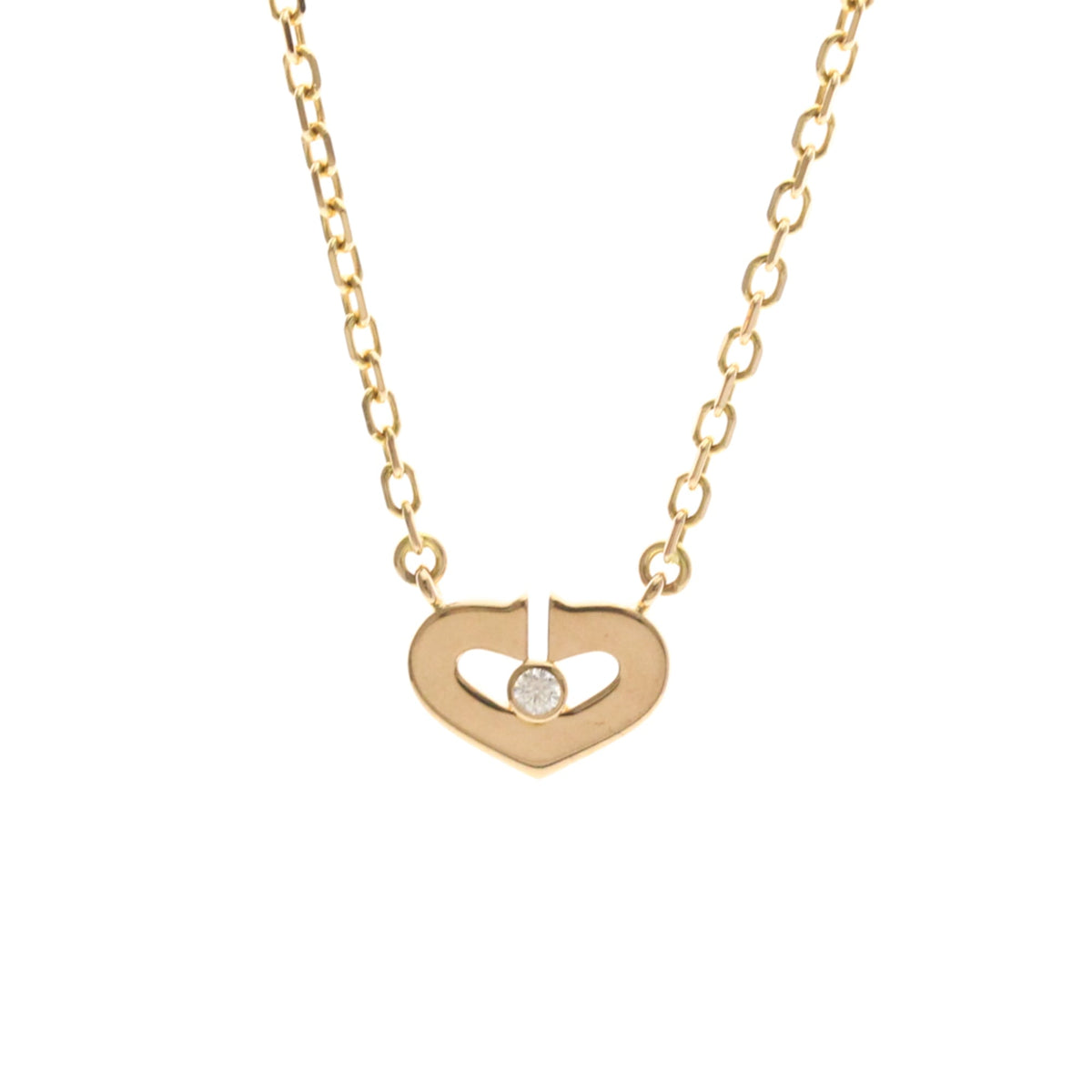 PRE-OWNED Cartier C Heart · Rose Gold · Diamond