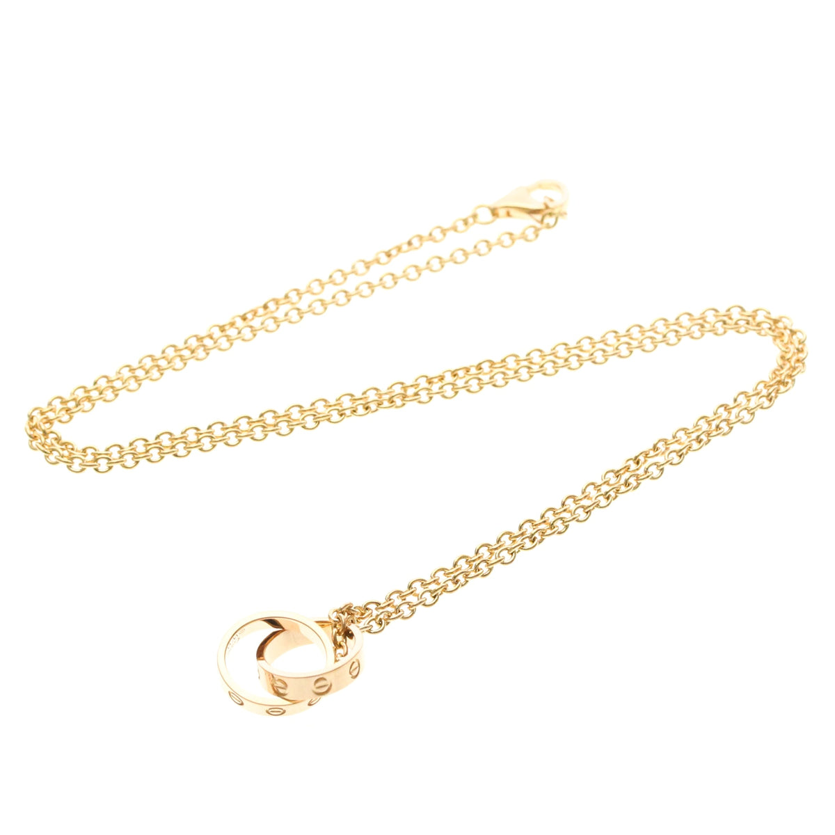 PRE-OWNED Cartier Baby Love Necklace · Rose Gold