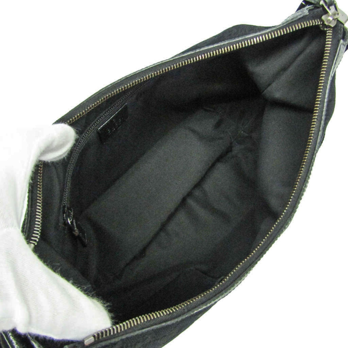 PRE-OWNED Gucci GG Canvas · Leather Shoulder Bag