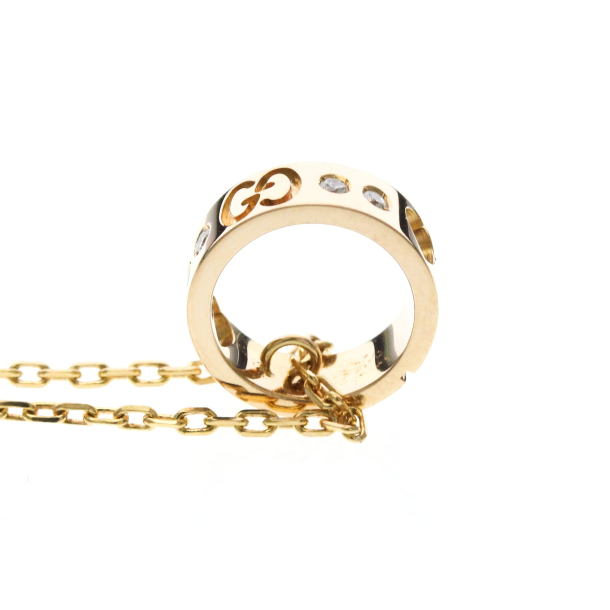 PRE-OWNED Gucci Icon Amor · Rose Gold · Diamond