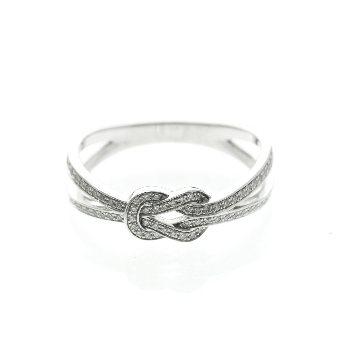 PRE-OWNED Fred Chance Infini · Diamond · 18K White Gold Size 6