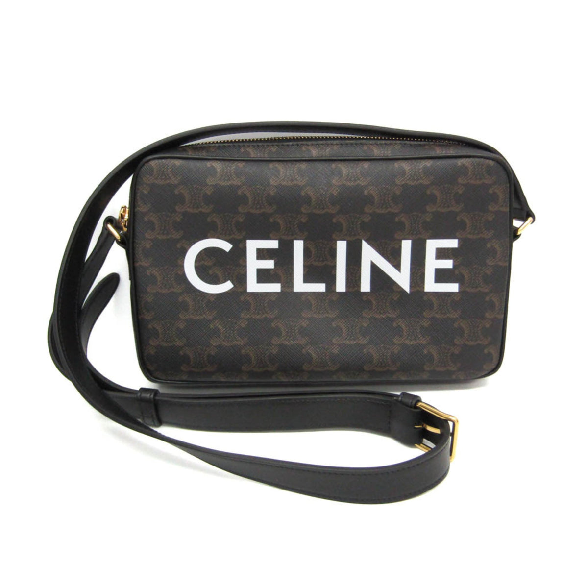 PRE-OWNED Celine Triomphe Medium · Coated Canvas