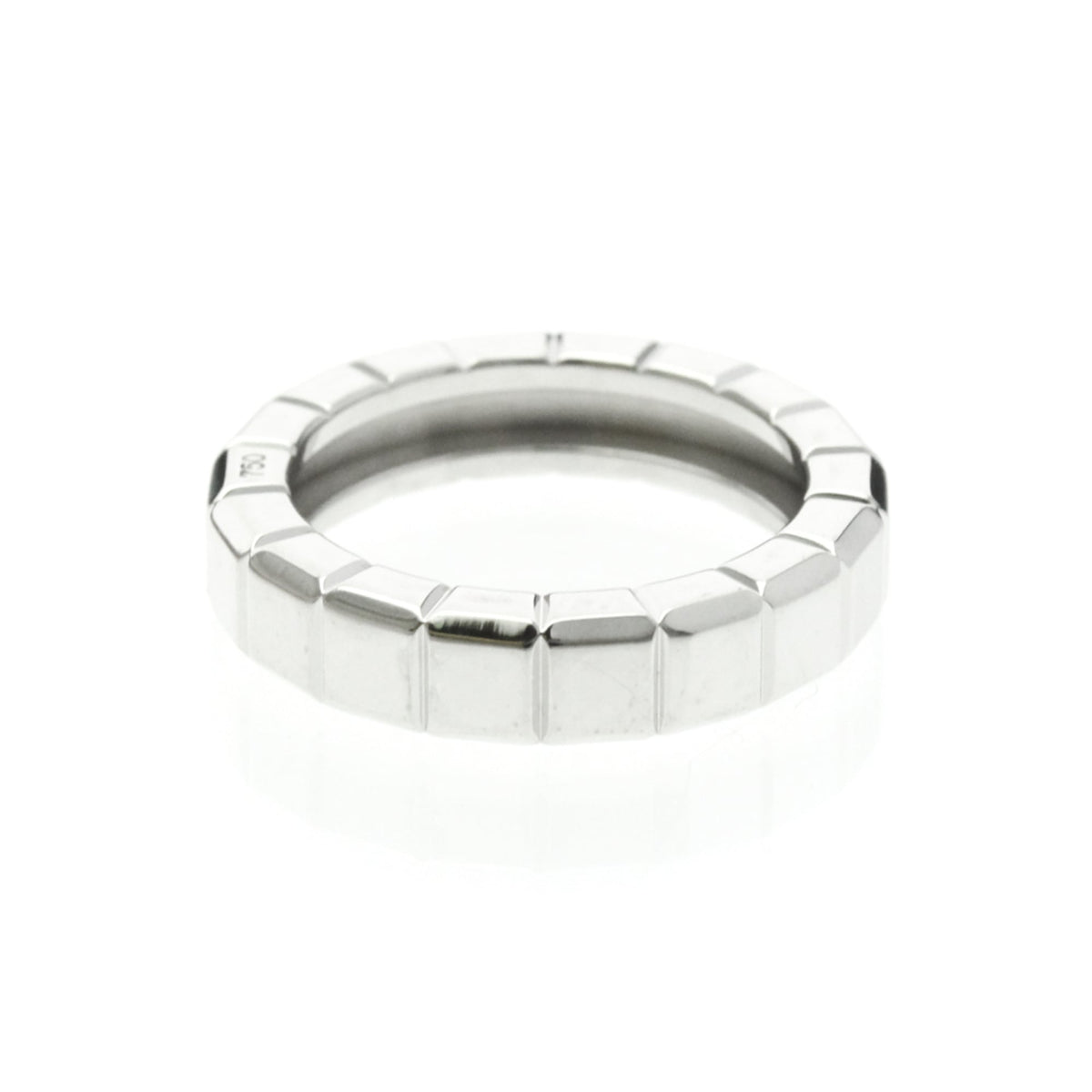 PRE-OWNED Chopard Ice Cube · 18K White Gold Size 4.5