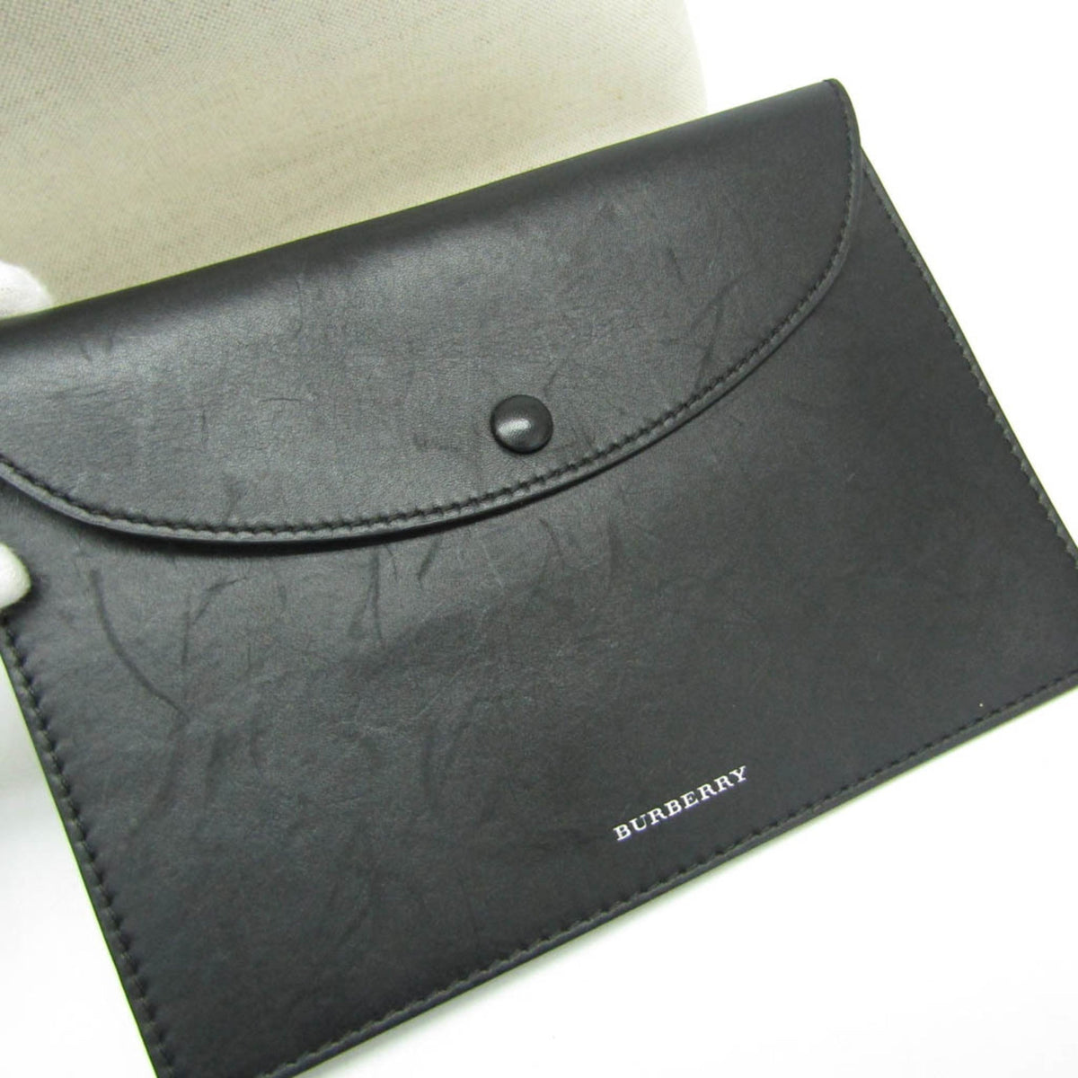 PRE-OWNED Burberry Large Bucket · Canvas & Leather