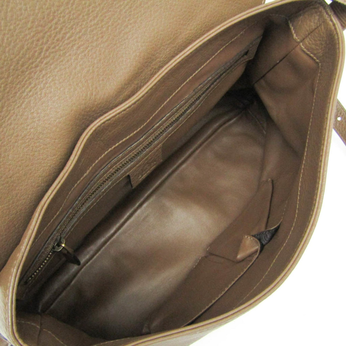 PRE-OWNED Gucci Bamboo · Leather Shoulder Bag