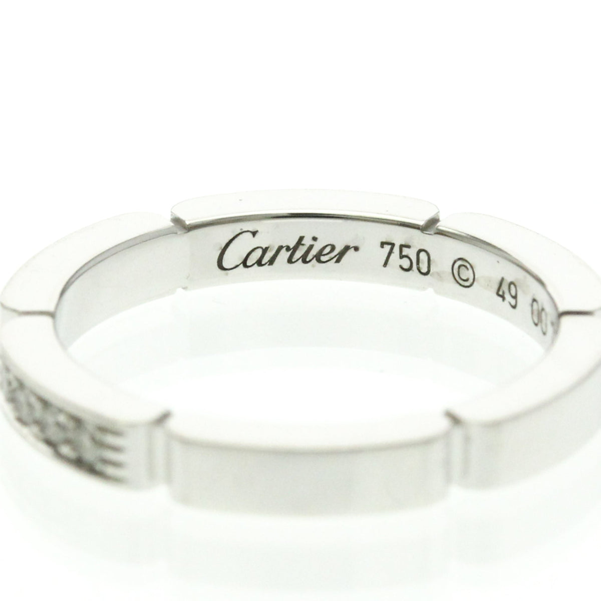 PRE-OWNED Cartier Maillon Panthère · 18K White Gold