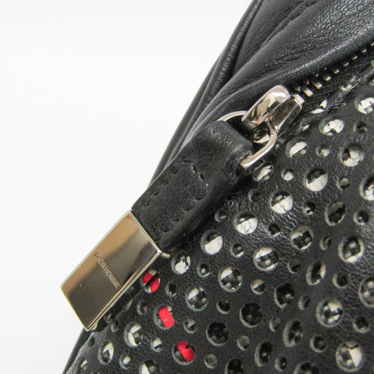 PRE-OWNED Dior Homme Carabiner Pouch · Punching Leather