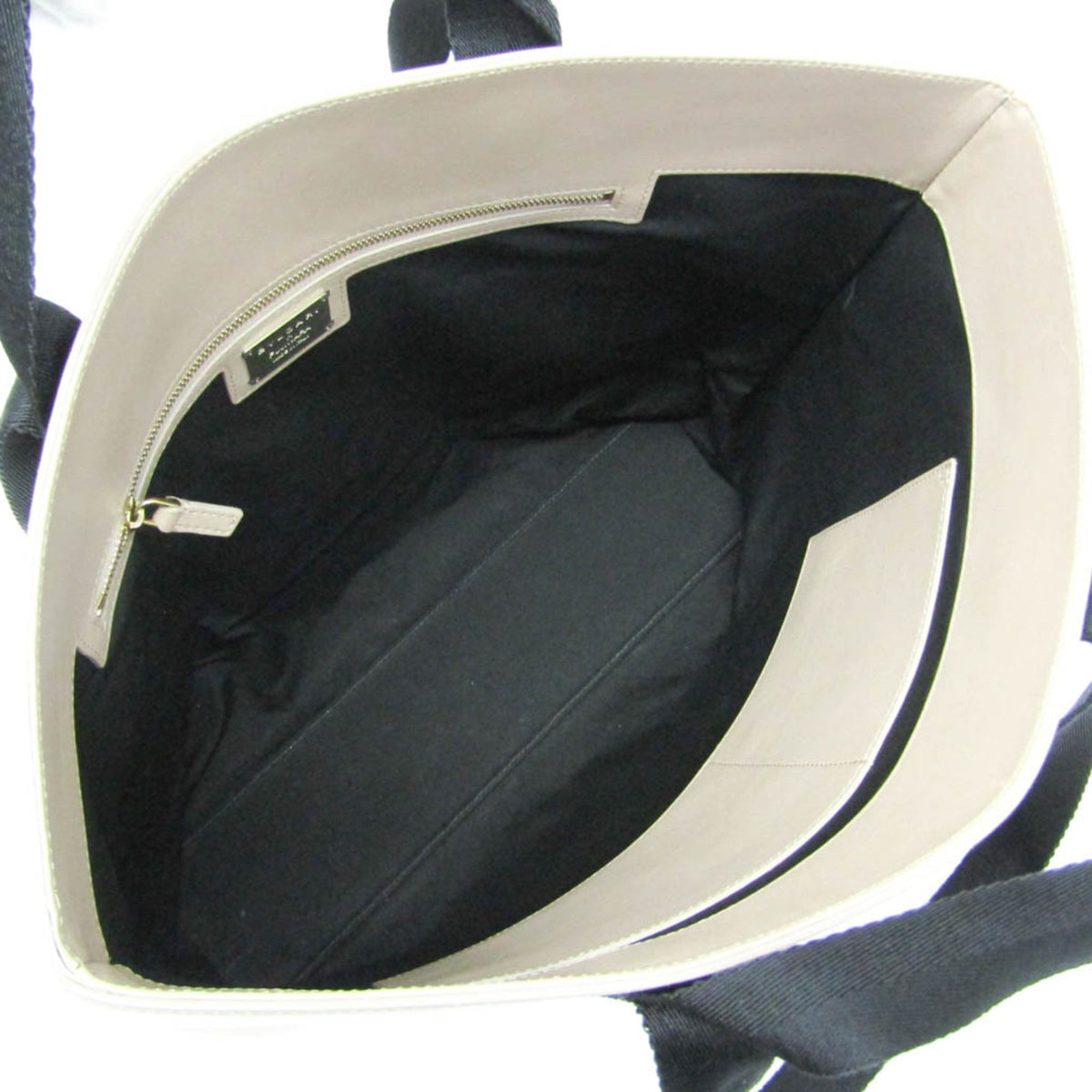 PRE-OWNED Bvlgari × Fujiwara Fragment · Leather Tote