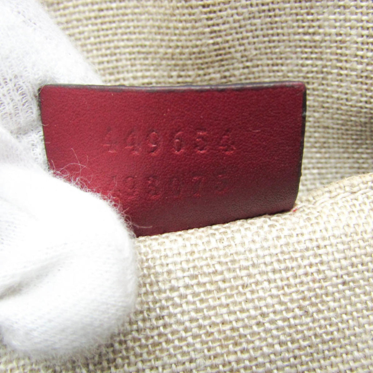 PRE-OWNED Gucci MicroGuccissima · Leather Handbag