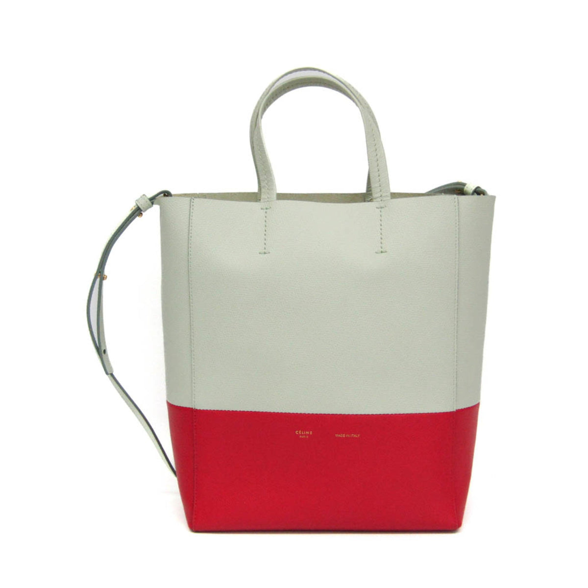 PRE-OWNED Celine Cabas Vertical · Bicolor Leather