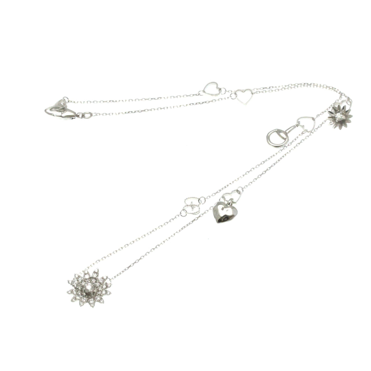 PRE-OWNED Gucci Flora · Diamond · 18K White Gold