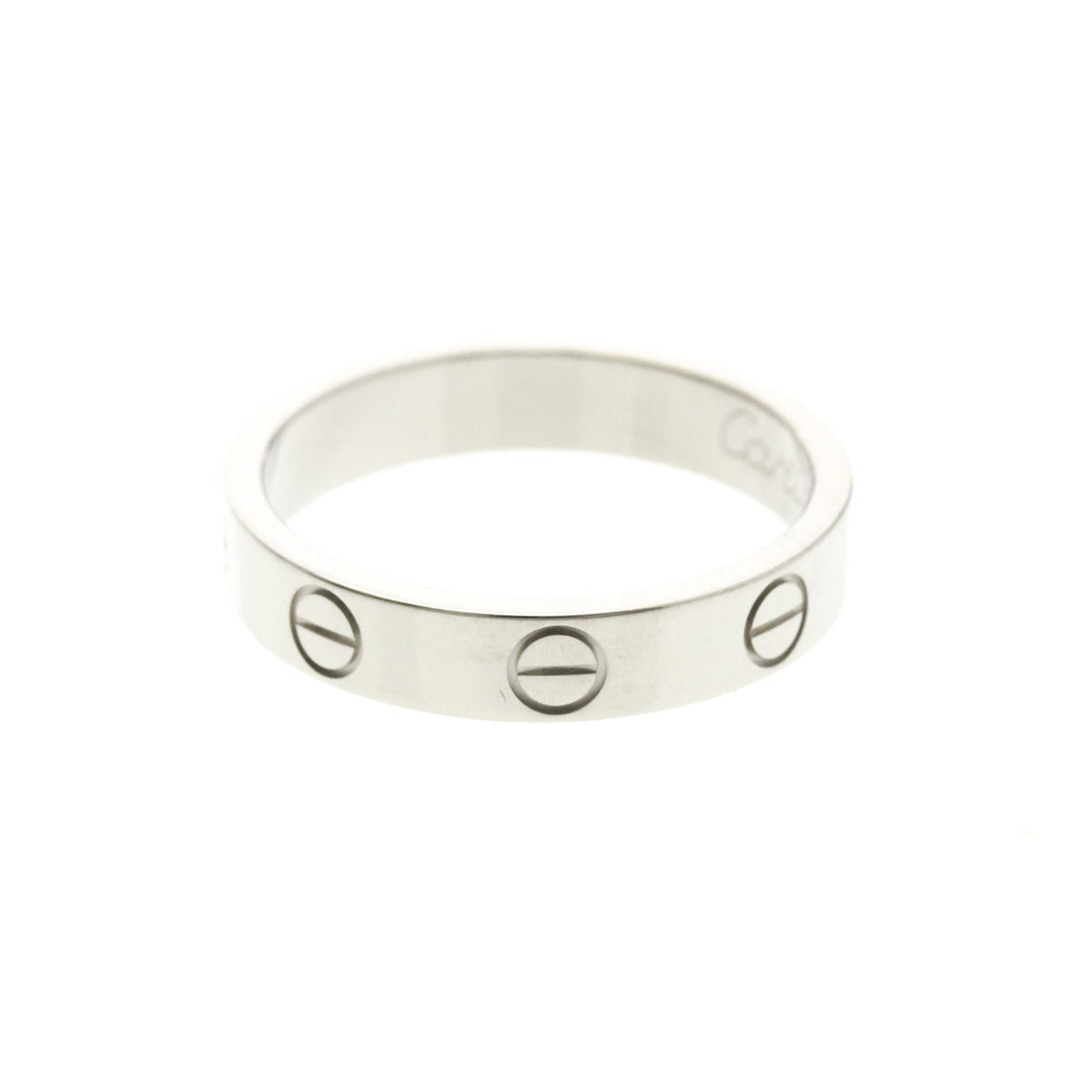 PRE-OWNED Cartier Mini Love · 18K White Gold