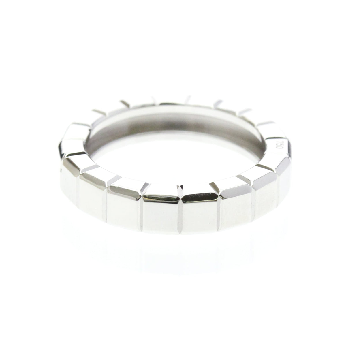 PRE-OWNED Chopard Ice Cube · 18K White Gold Size 6