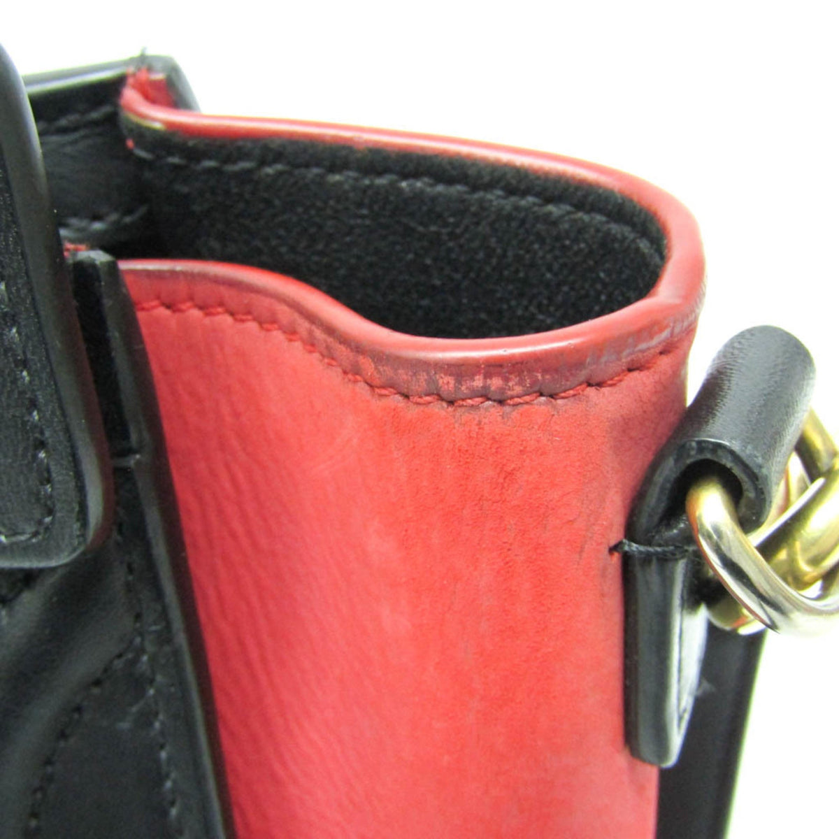PRE-OWNED Celine Luggage Nano Shopper · Tricolor