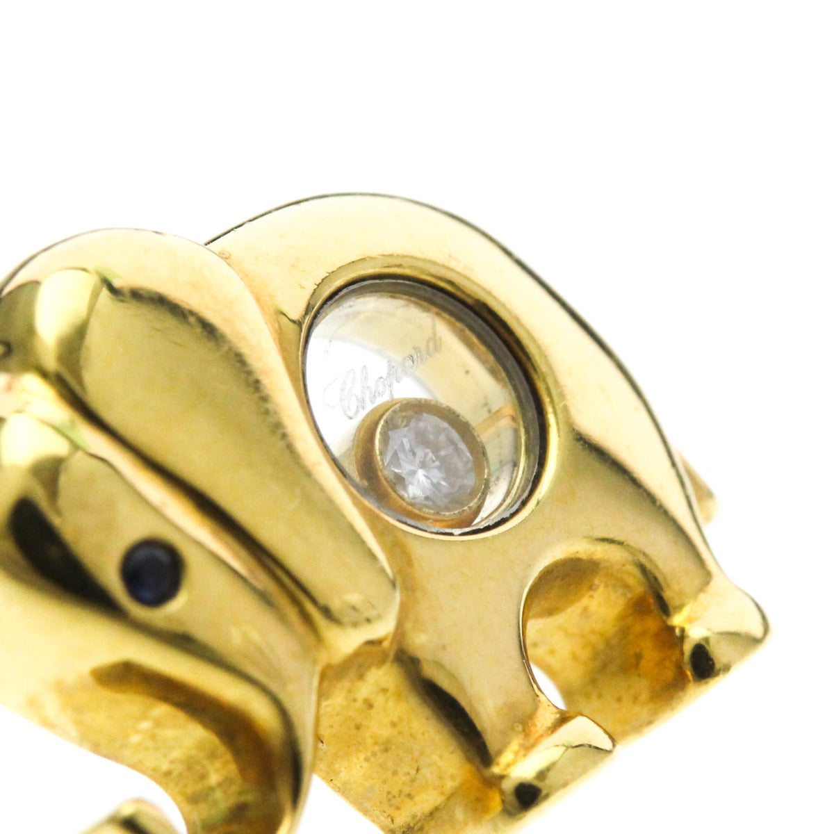 PRE-OWNED Chopard Happy Diamonds · Elephant Brooch