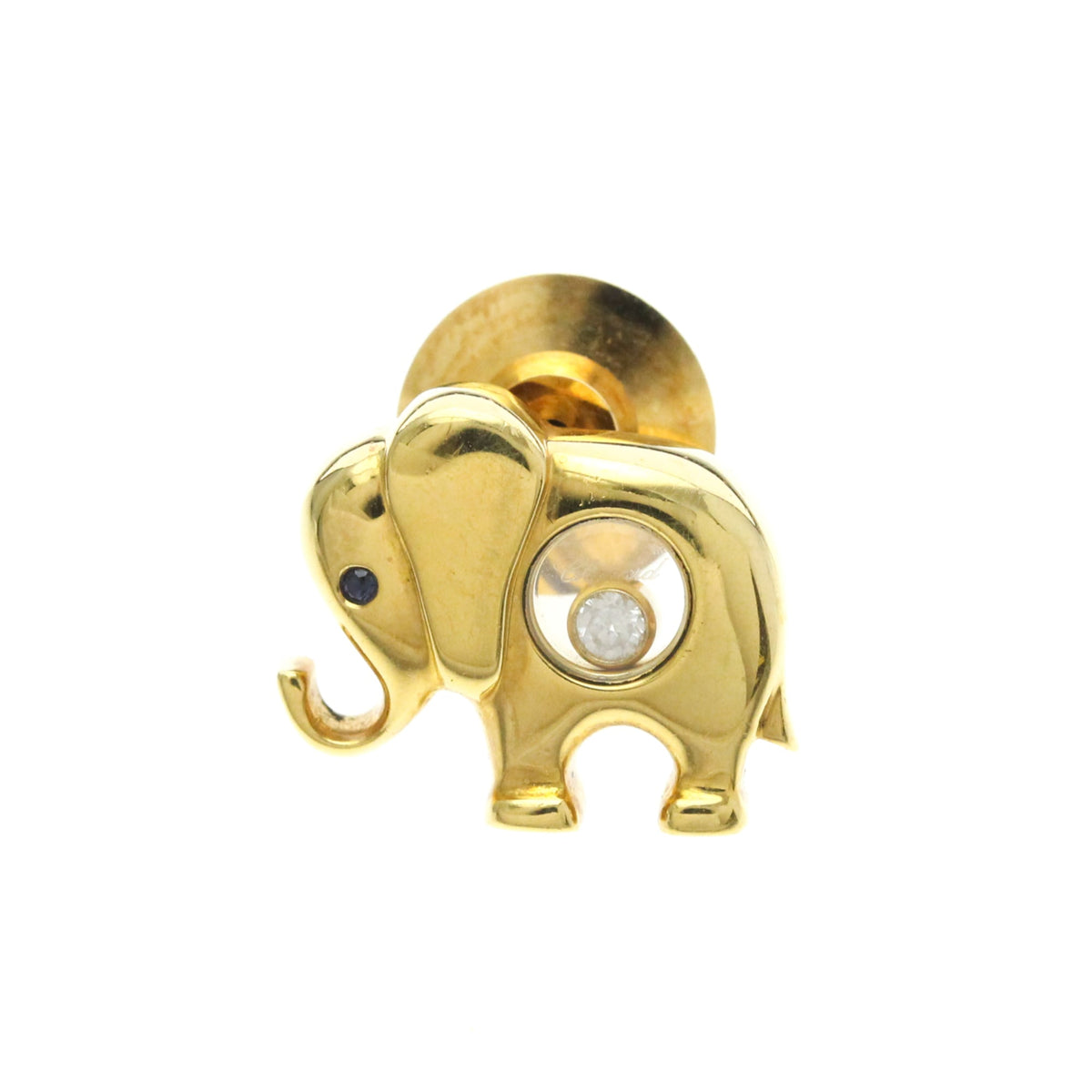 PRE-OWNED Chopard Happy Diamonds · Elephant Brooch