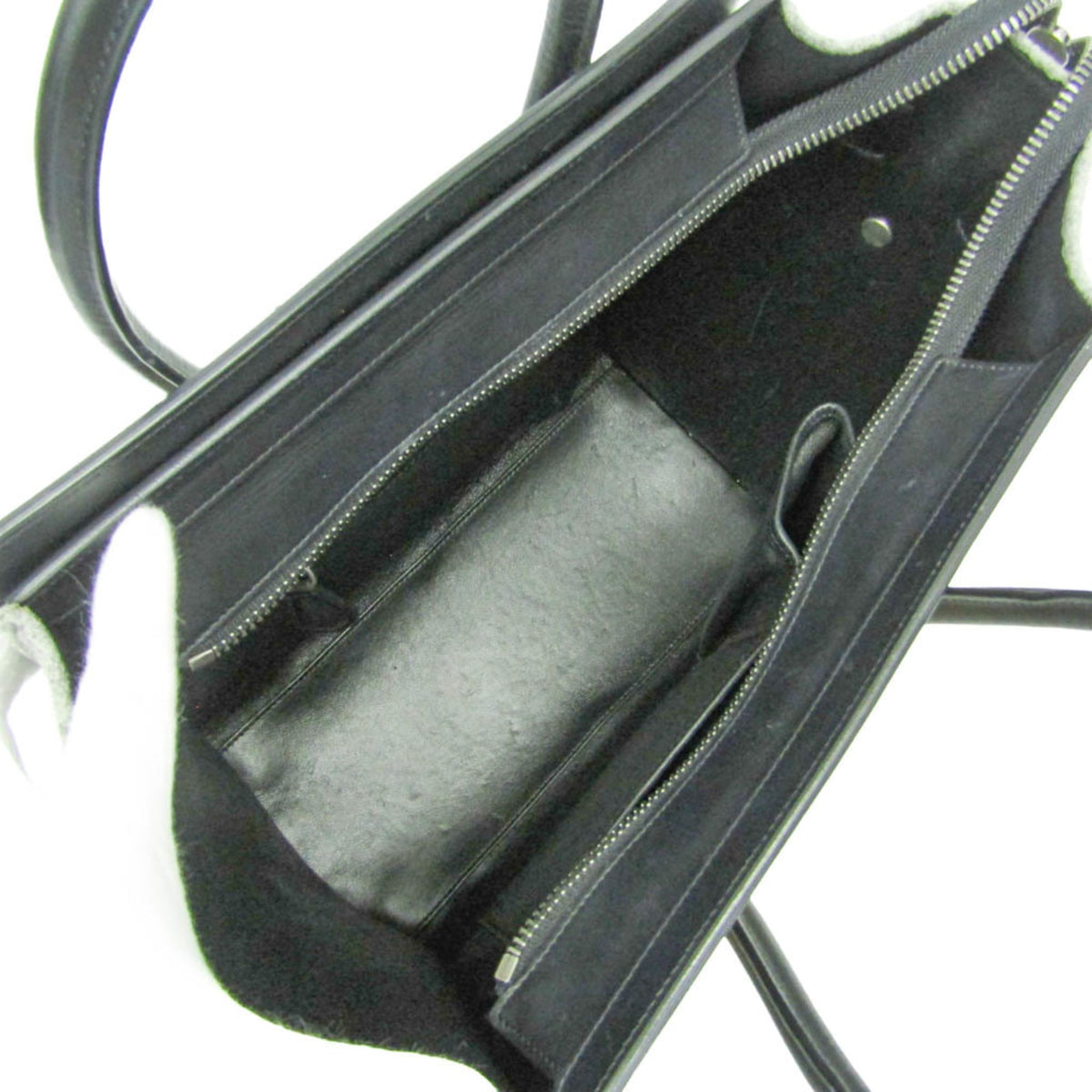 PRE-OWNED Celine Luggage Micro Shopper · Felt