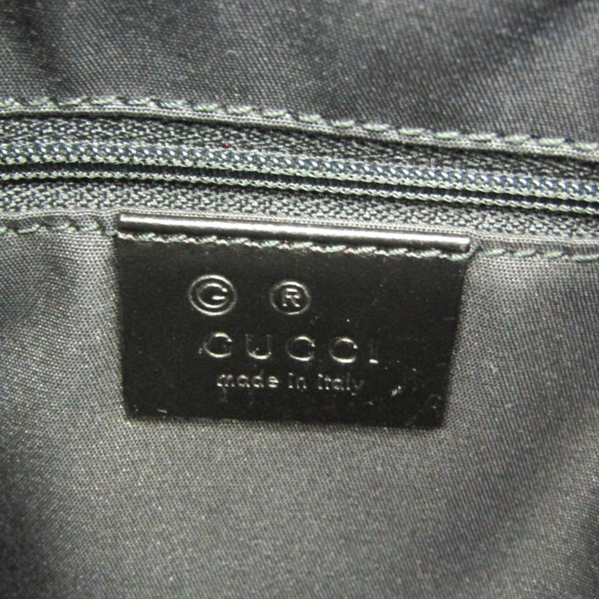PRE-OWNED Gucci · Nylon & Leather Tote