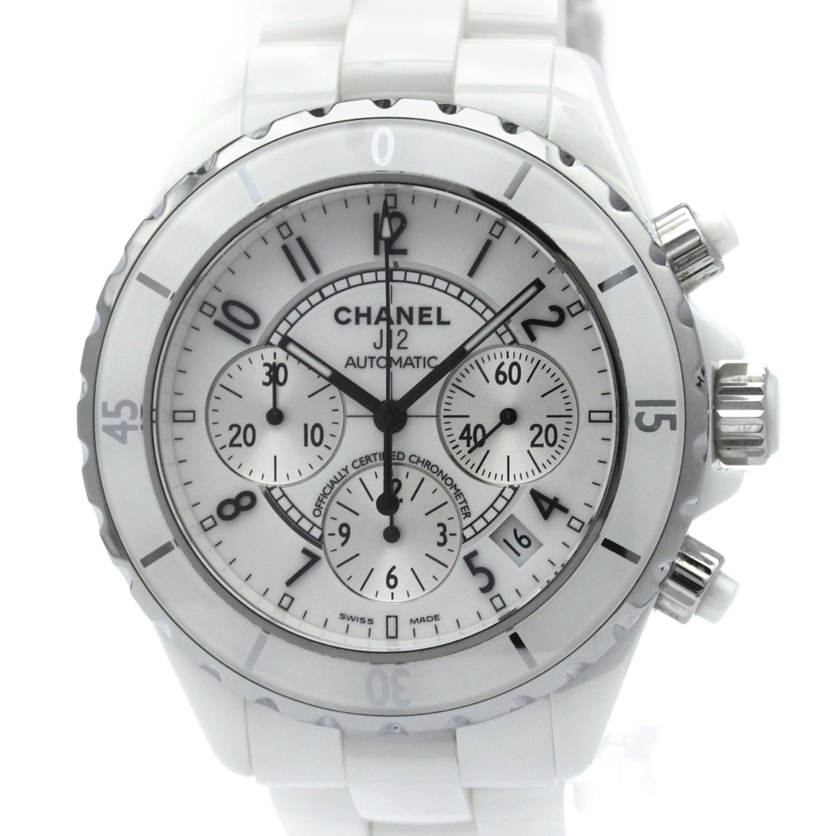 PRE-OWNED Chanel J12 · Ceramic · Chronograph
