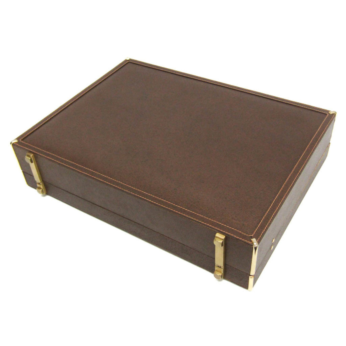 PRE-OWNED Gucci Interlocking G · Leather Attaché Case
